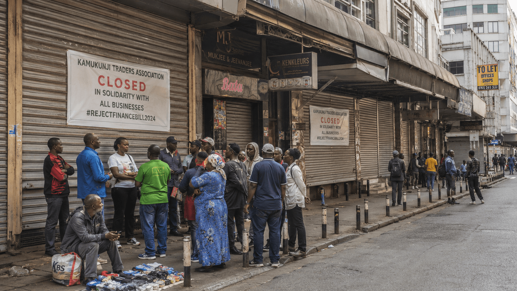 Traders Protest New Import Duty Benchmark as Businesses Shut in Nairobi